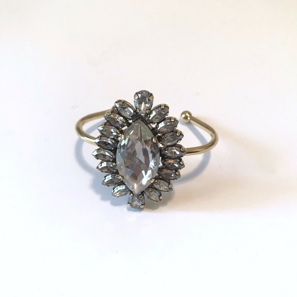 Anthropologie Crystal Cuff Bracelet‎ NWOT